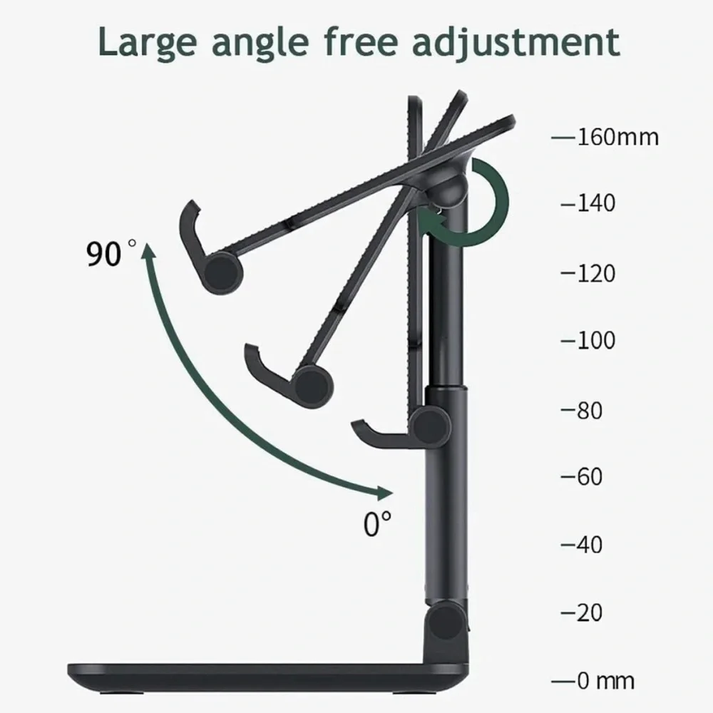 Phone Stand Foldable Portable Adjustable Tablet Cell Phone Holder Charging Dock
